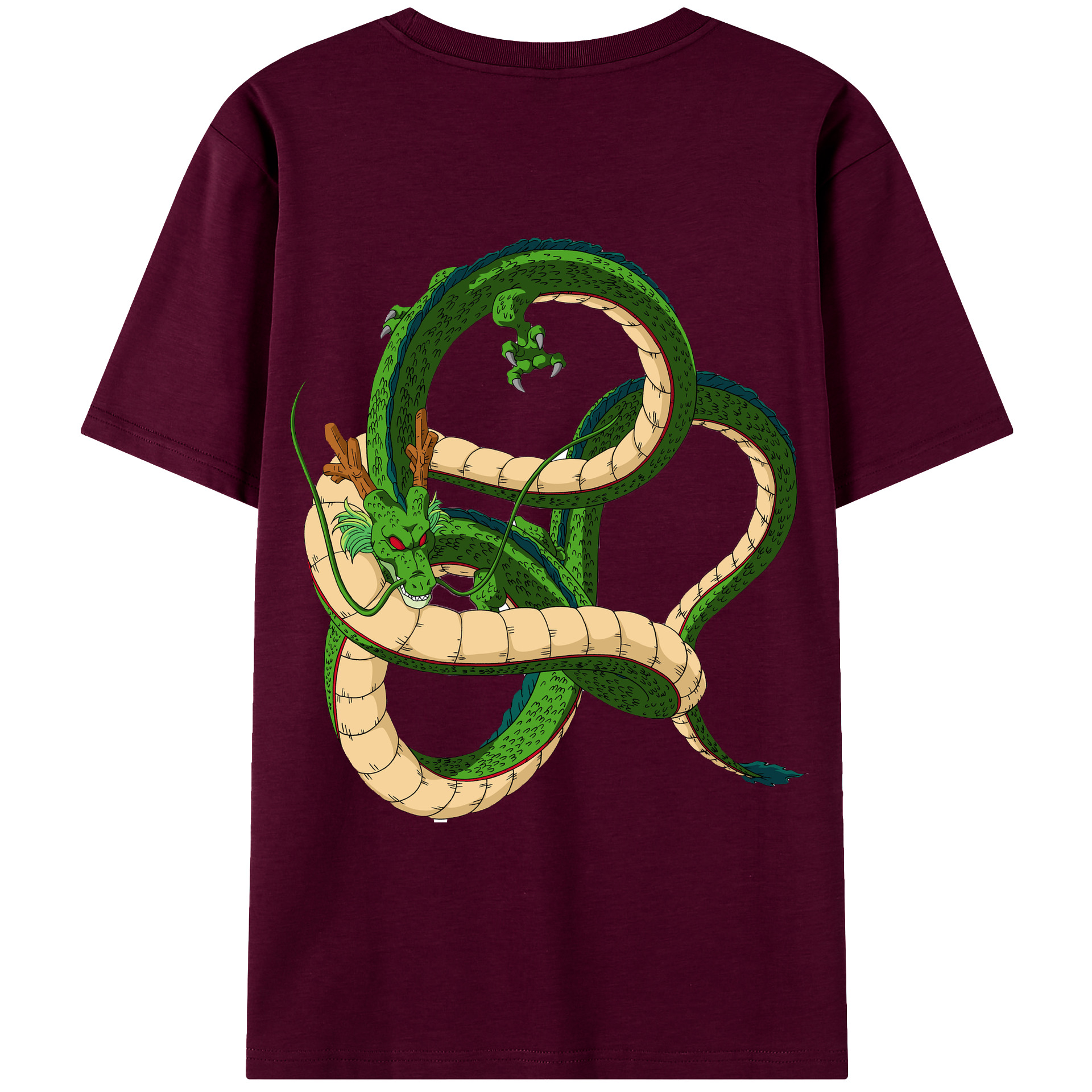 （画像用） ドラゴンボール 神龍 シェンロン DRAGON BALL Shenron レディース半袖Tシャツ(バックプリント)